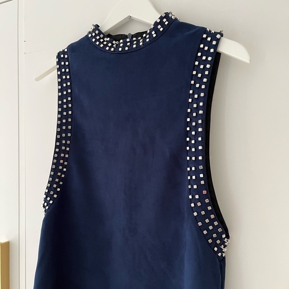 faux Suede Studded mini dress - Picture 10 of 11